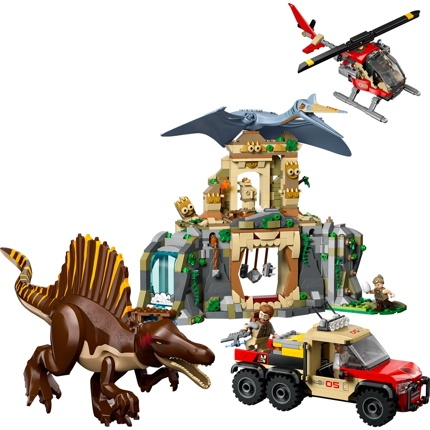 LEGO® Jurassic World Spinosaurus & Quetzalcoatlus Air Mission